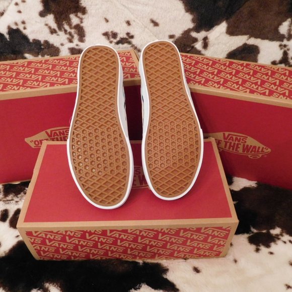 Vans Slip on Blue Light Blue Checkerboard - Picture 5 of 5